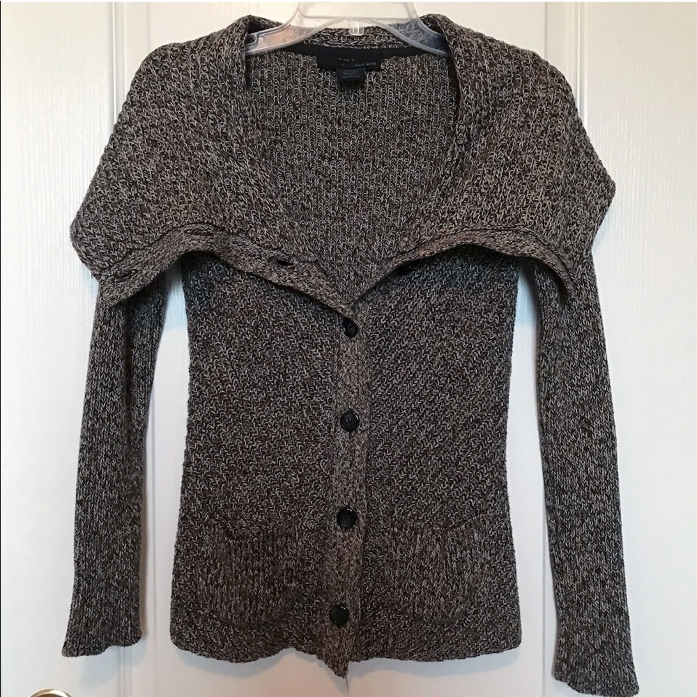 Calvin Klein Sweater Jacket With Buttons - image 1